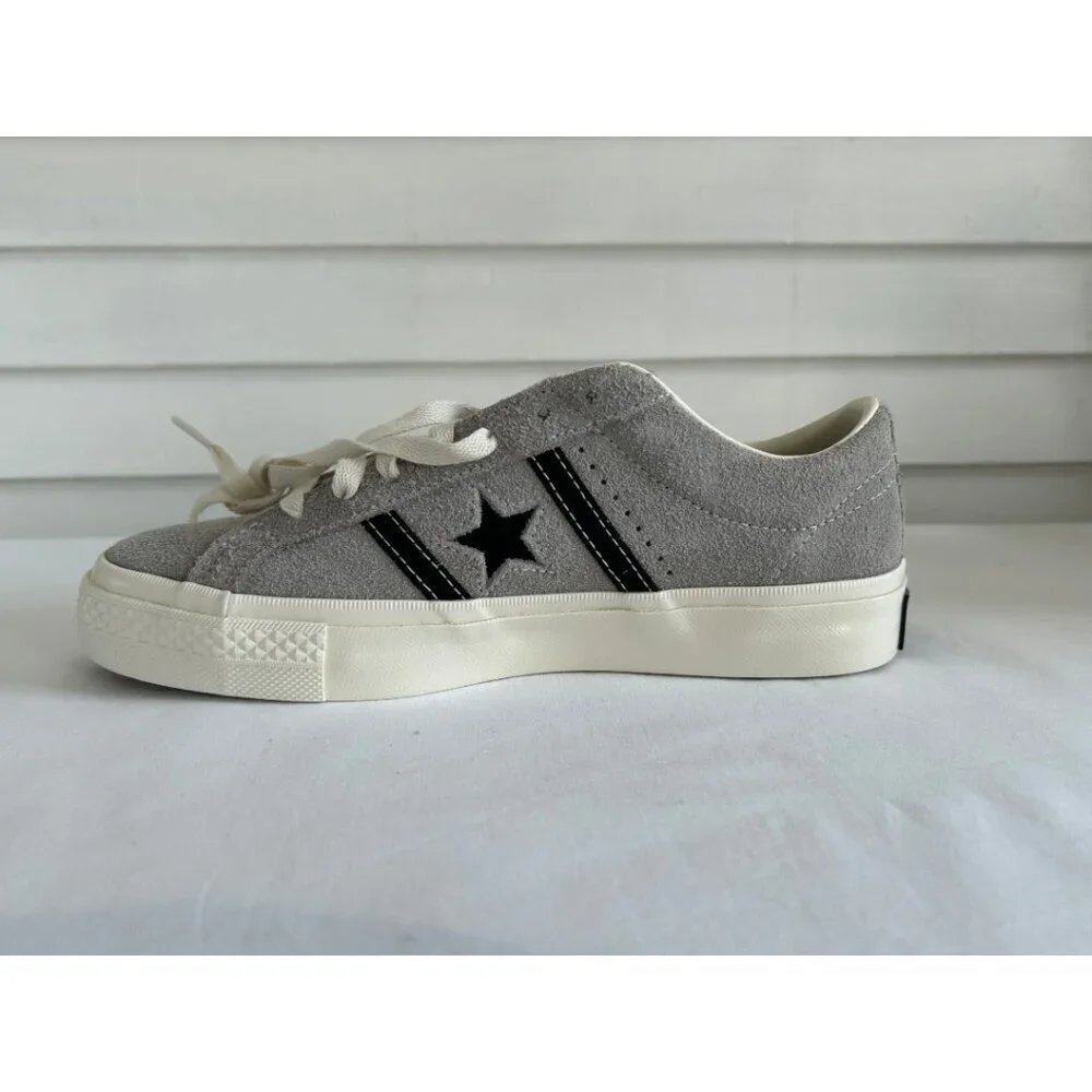 NWT Converse Mens One Star Academy Pro Suede Gray Low Sneakers Lace Up‎ Size 7